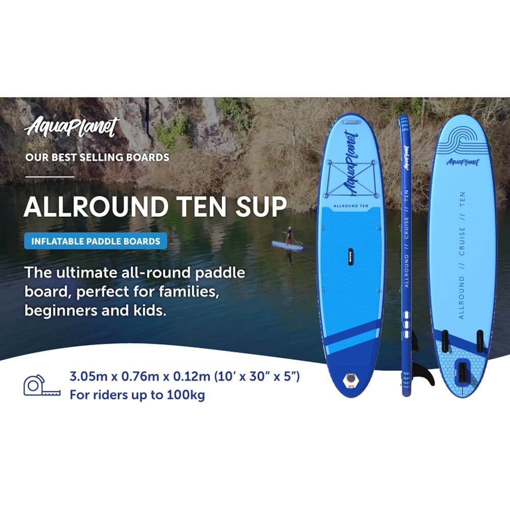 Aquaplanet 10' Allround Ten Inflatable Stand Up Paddle Board