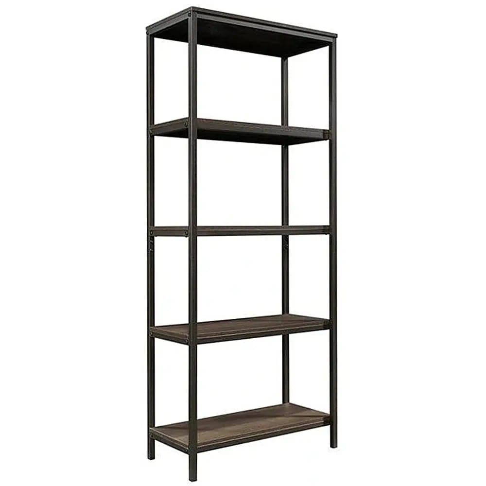 Sauder North Avenue Tall Bookcase, Smoked Oak