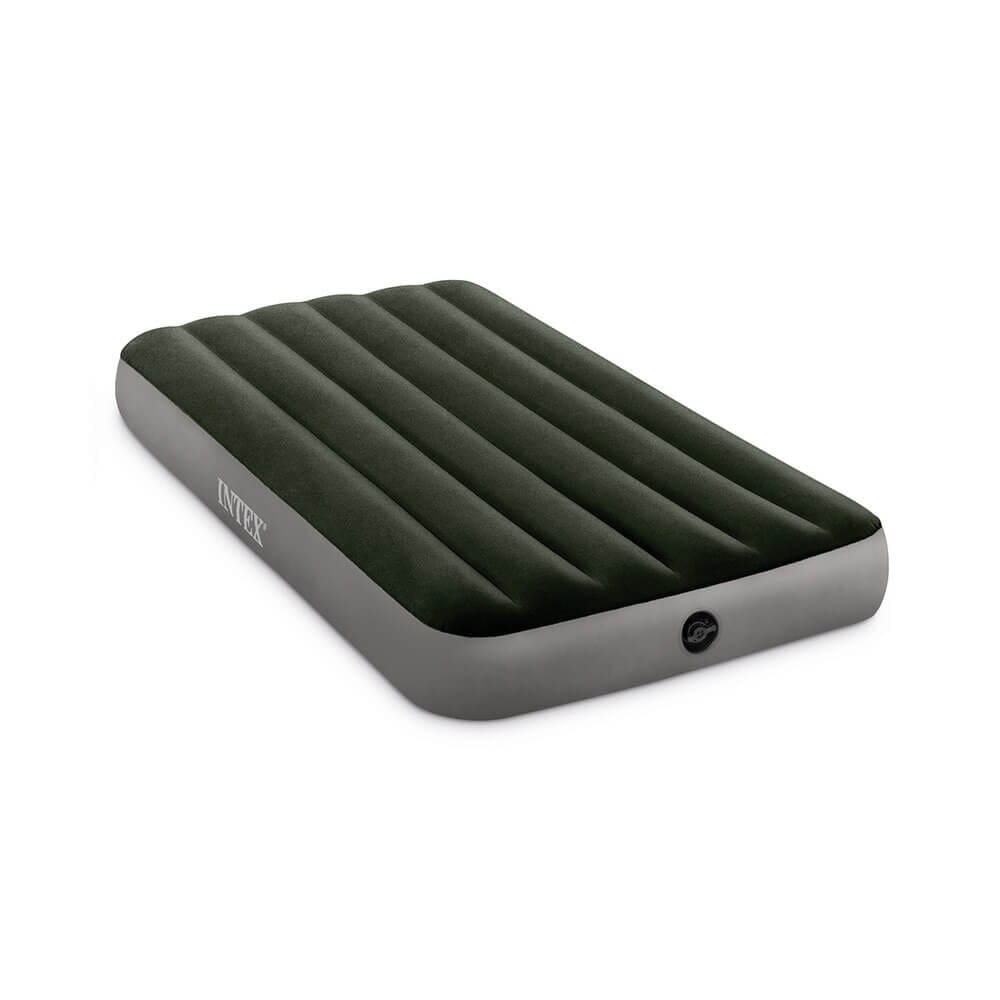 Intex Twin Dura-Beam Prestige Downy Air Mattress with Air Pump