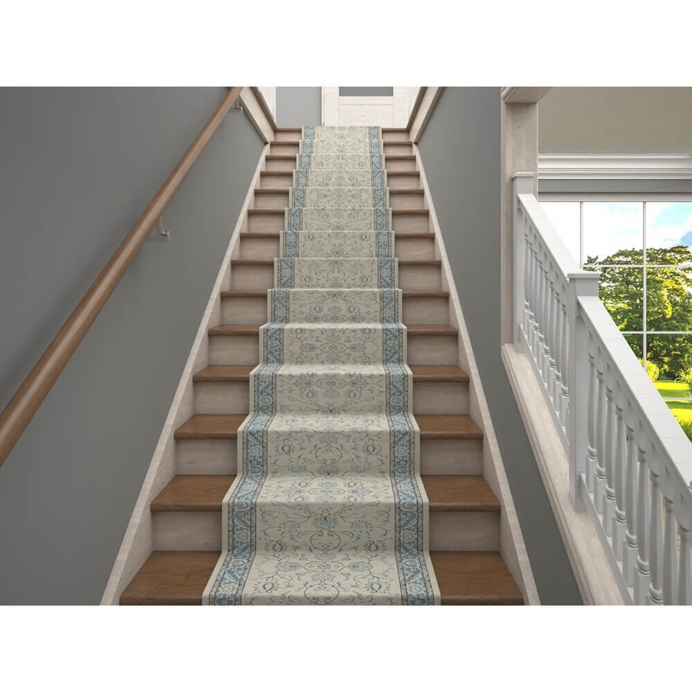 Bellevue Stair Runner, 26" x 25' , Mahal Beige