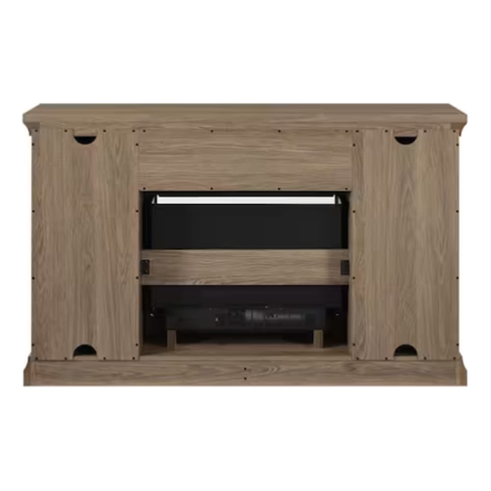 Whalen 58-Inch Freestanding Fireplace Console, Tan