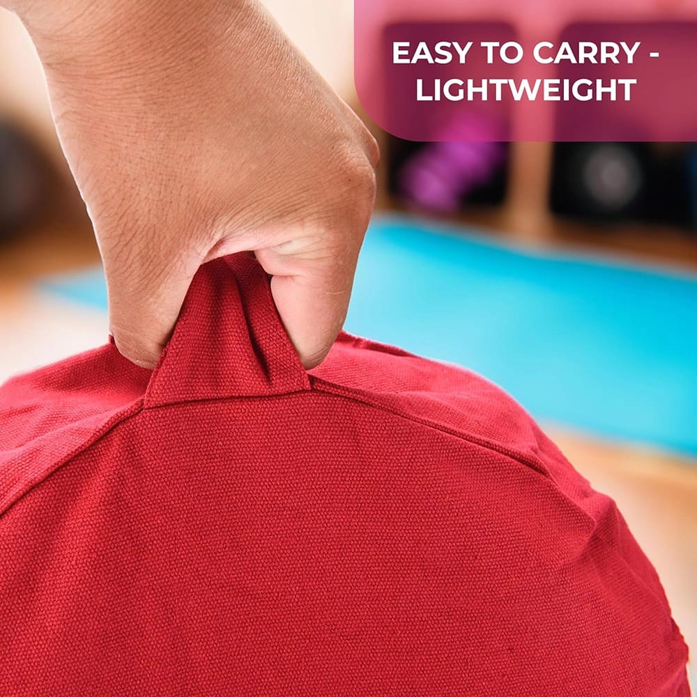 13" Meditation Cushion, Red