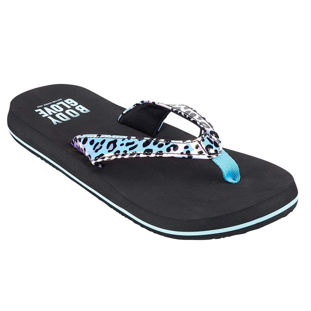 Body Glove Women's Aurora Leopard Print Thong Flip Flop Sandals