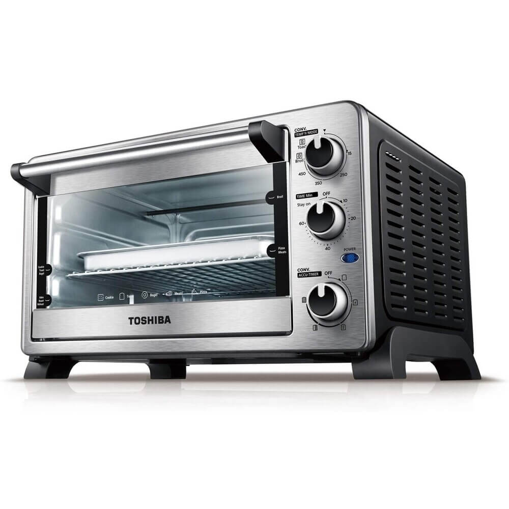 Toshiba 6-Slice Stainless Steel Toaster Oven