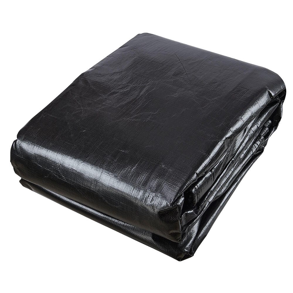 Rockland 11' x 24' Heavy-Duty 12 mil Polyethylene Truck Tarp, Black