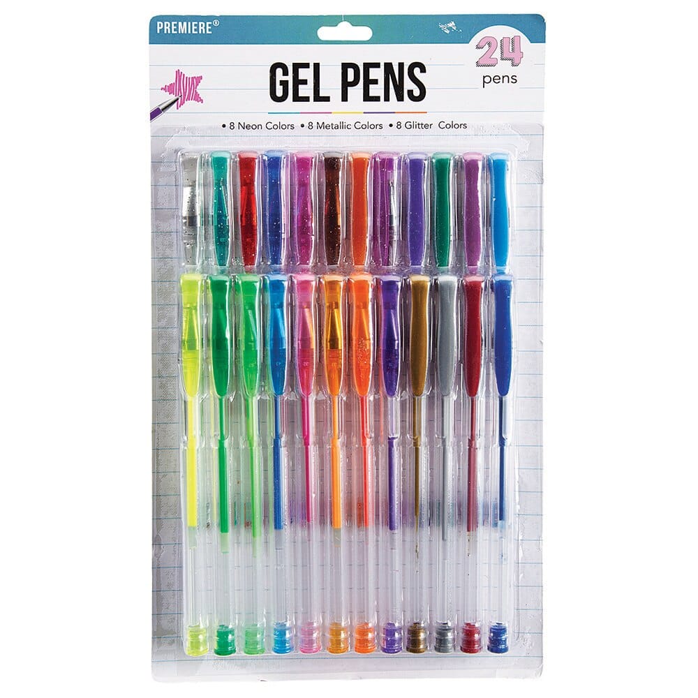 Premiere Gel Pens, 24 Piece