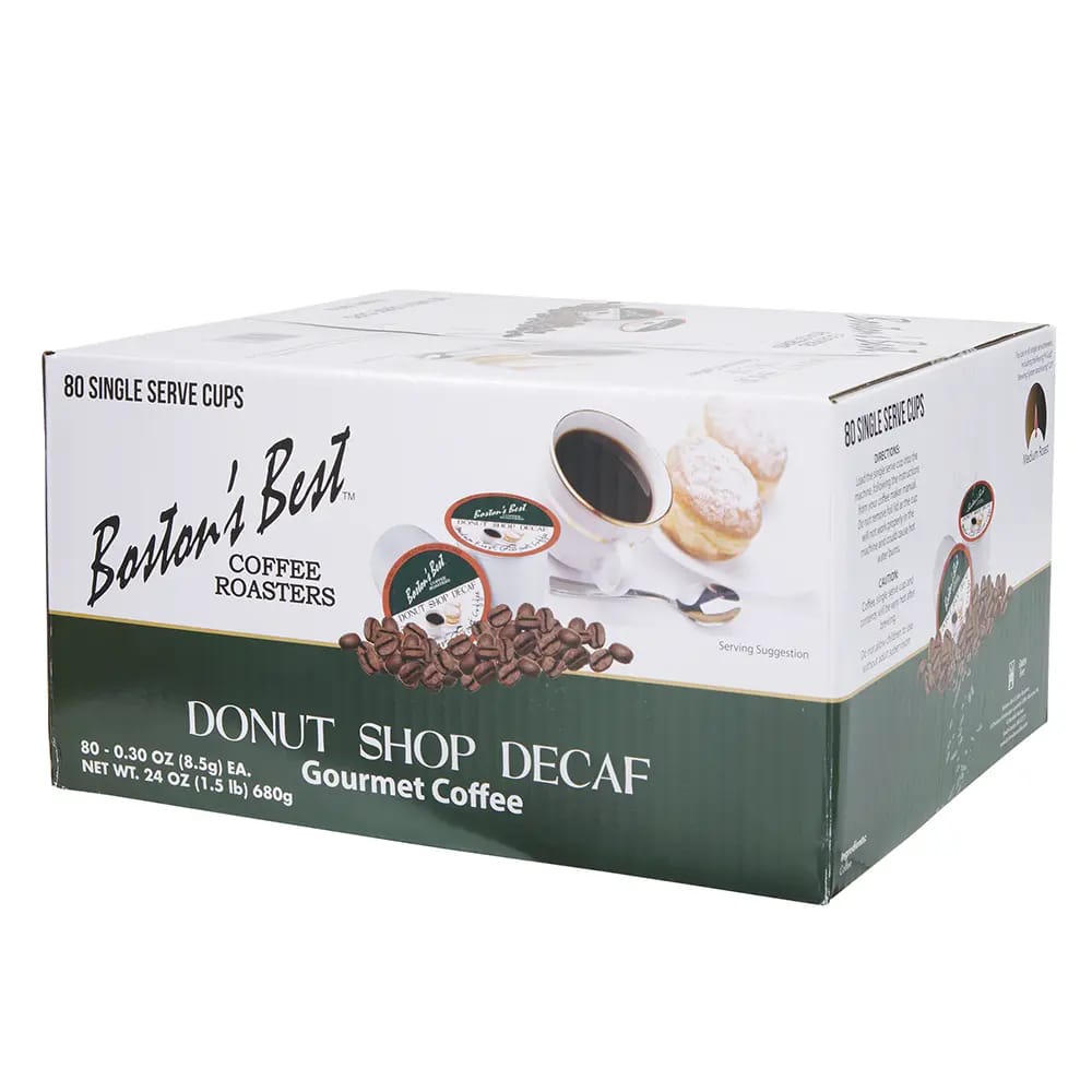 Bostons Best Donut Shop Gourmet Coffee Cups, 80 Count