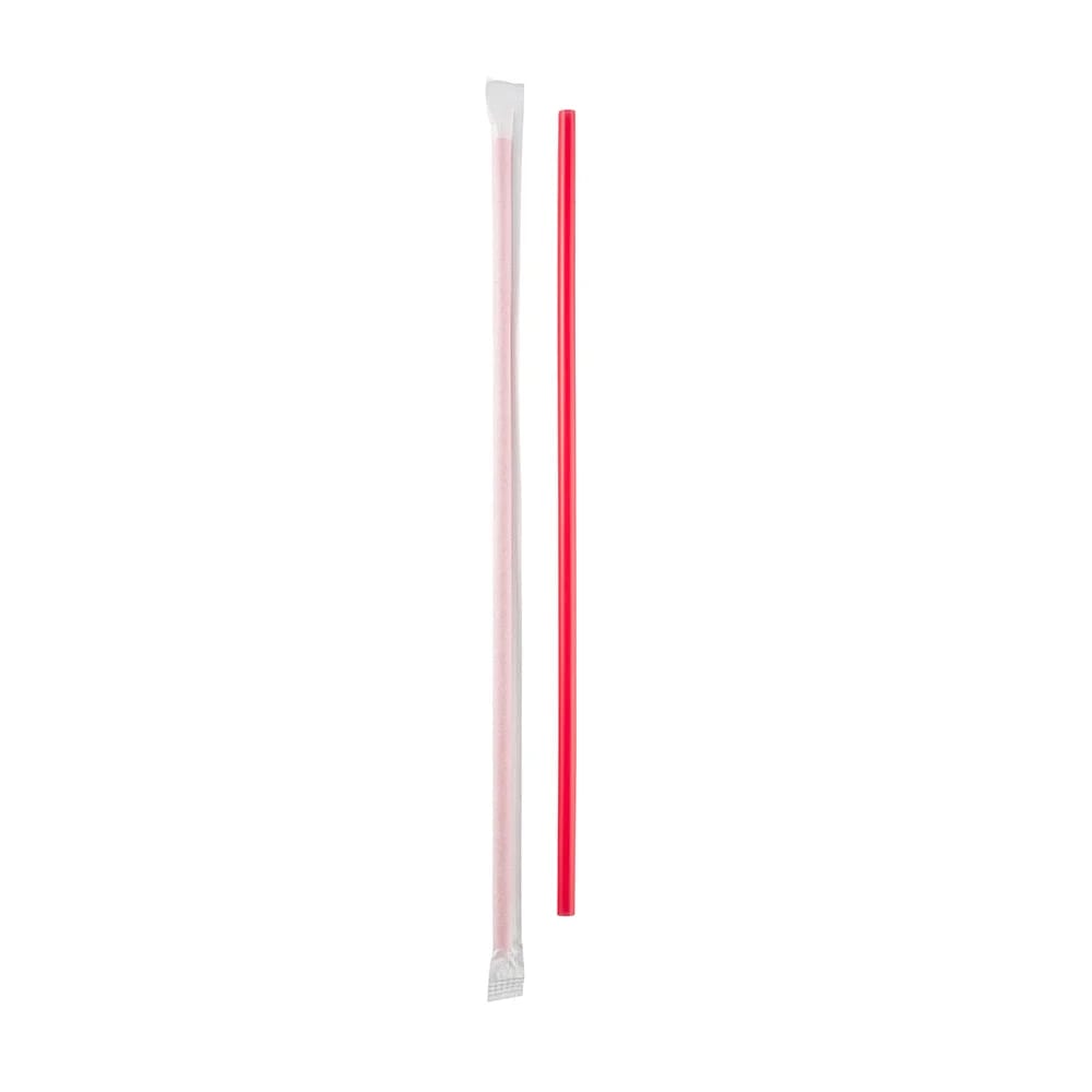 Dixie Jumbo Wrapped Plastic Straws, 2000 Count