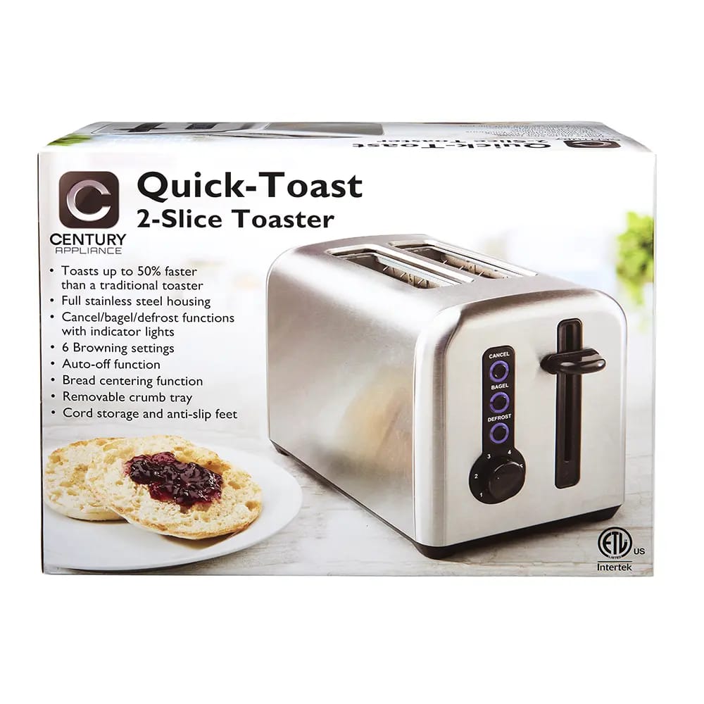 Century Quick Toast Stainless Steel Toaster