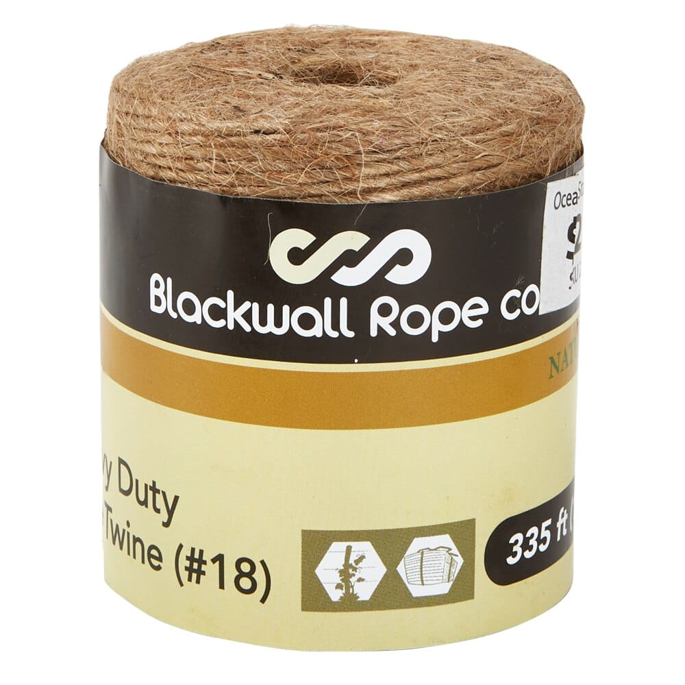 Blackwall Rope Co. Heavy-Duty Jute Twine, 335