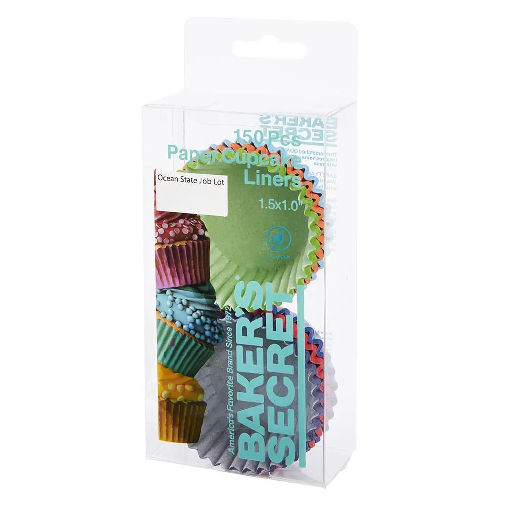 Baker's Secret Paper Cupcake Liners, 2" x 1.4", 150ct.