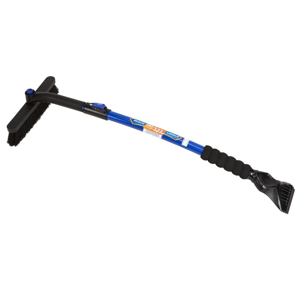 50" Extendable Snow Broom with Scraper