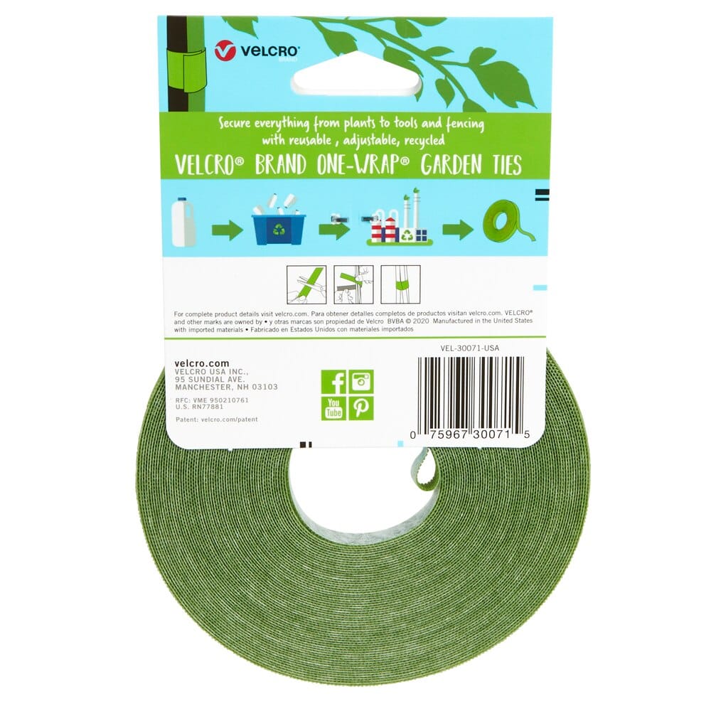 Velcro Brand One-Wrap Cut-to-Length Tape Garden Ties, 50'