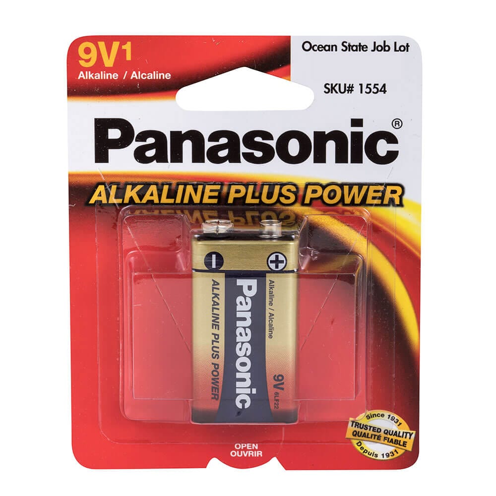 Panasonic 9V Alkaline Battery