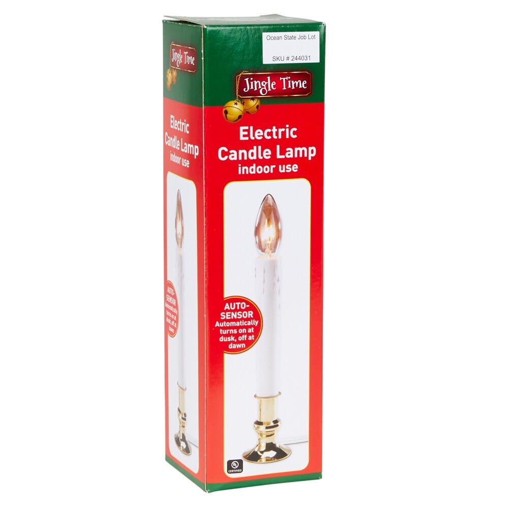 Jingle Time Electric Candle Lamp