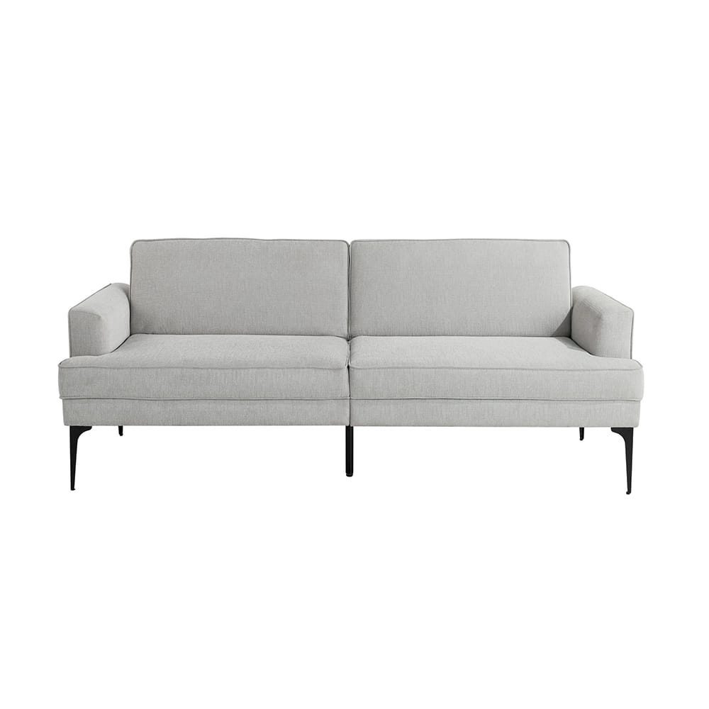 Serta Paulie Convertible Sofa with Sleeper, Full, Light Gray