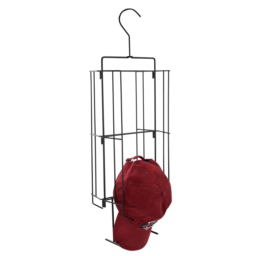 Hanging Cap Rack, Black