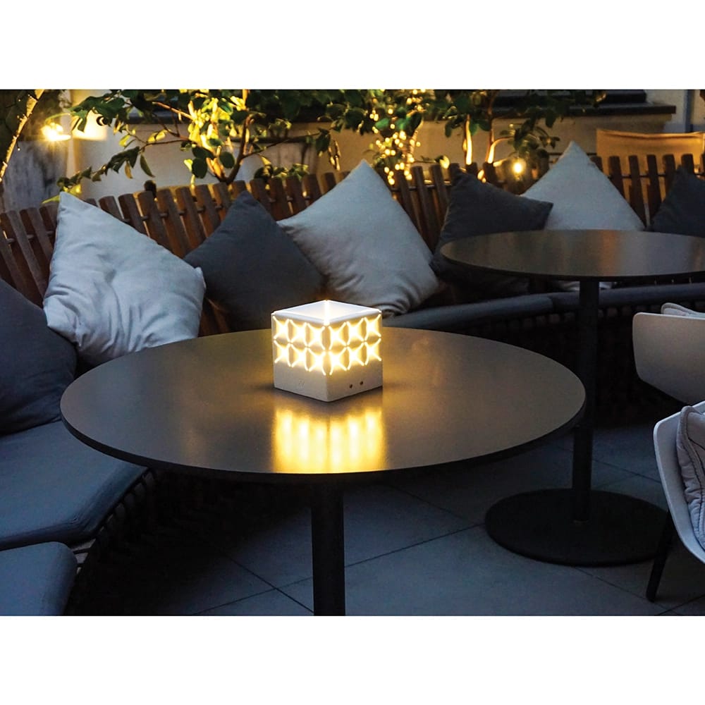 Seaside Casual La Lampe Aluminum Solar Popup, Light Taupe