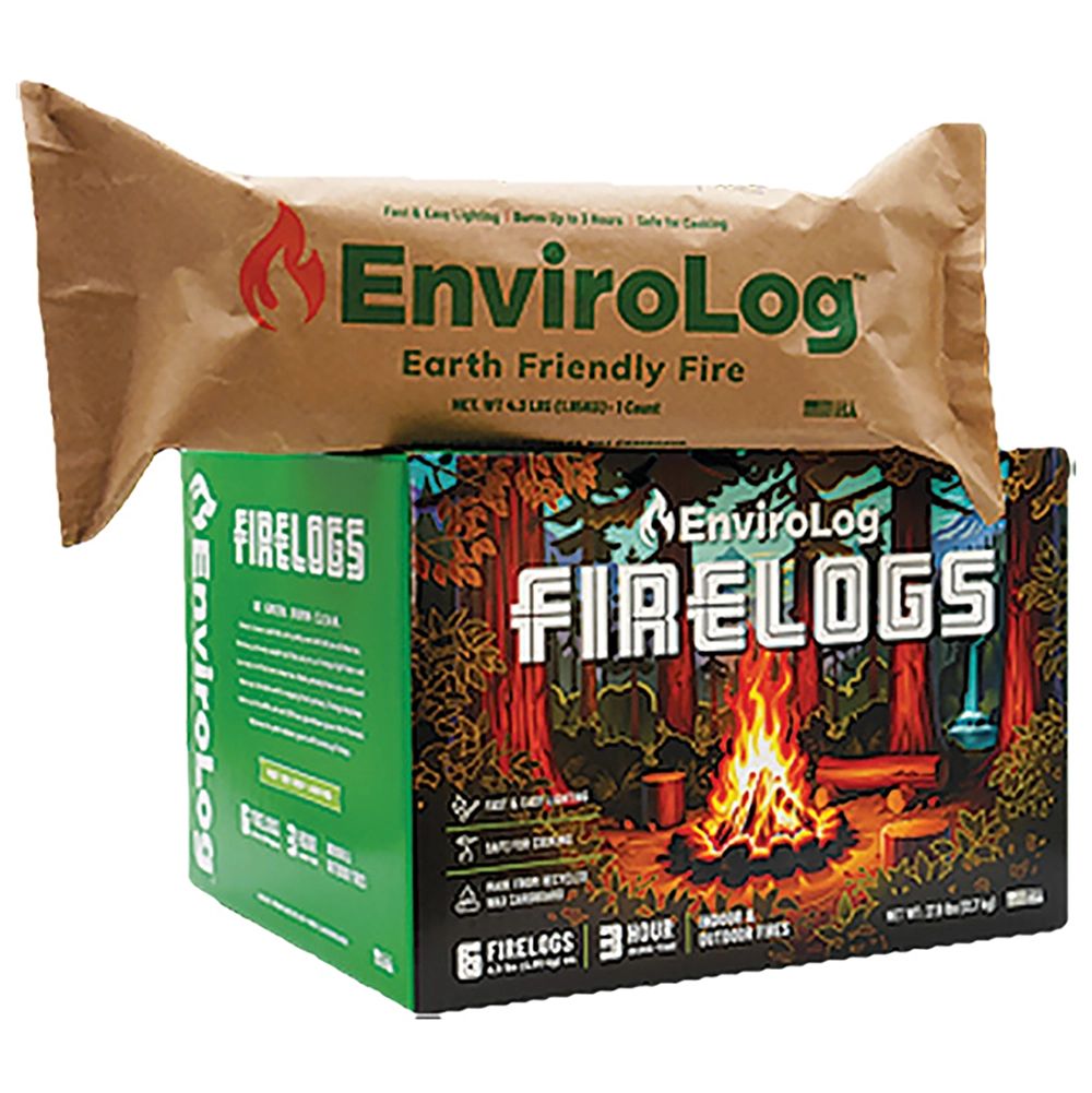 Enviro-Log Earth Friendly Fire Logs, 6 Count