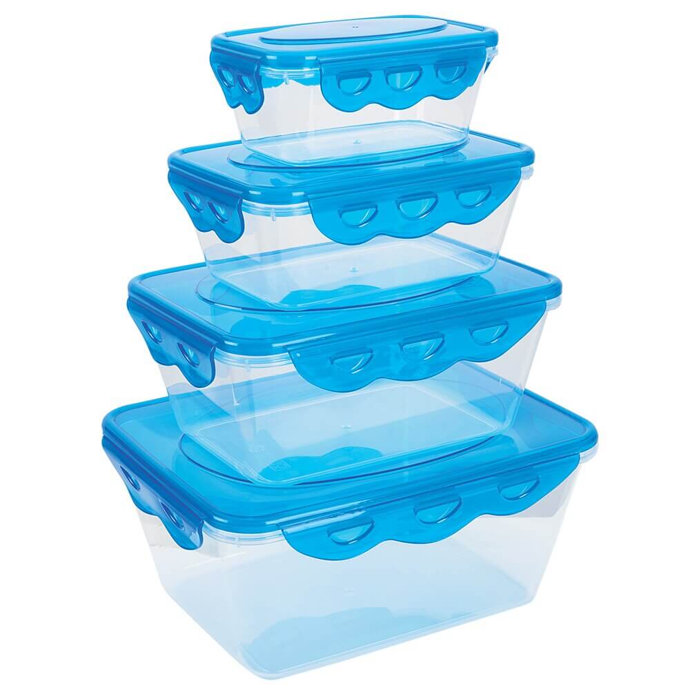 Think Fresh Easy Lock Airtight Food Containers, 4 Piece