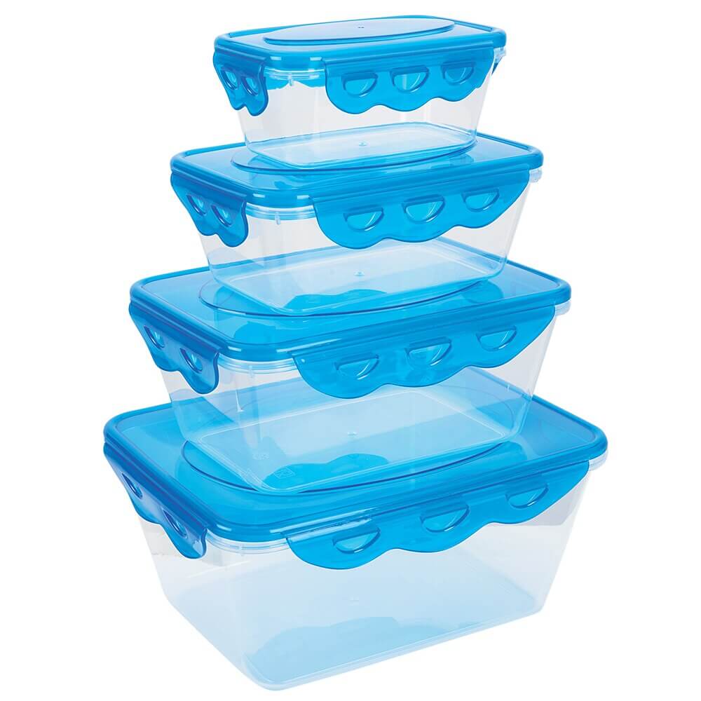 Think Fresh Easy Lock Airtight Food Containers, 4 Piece