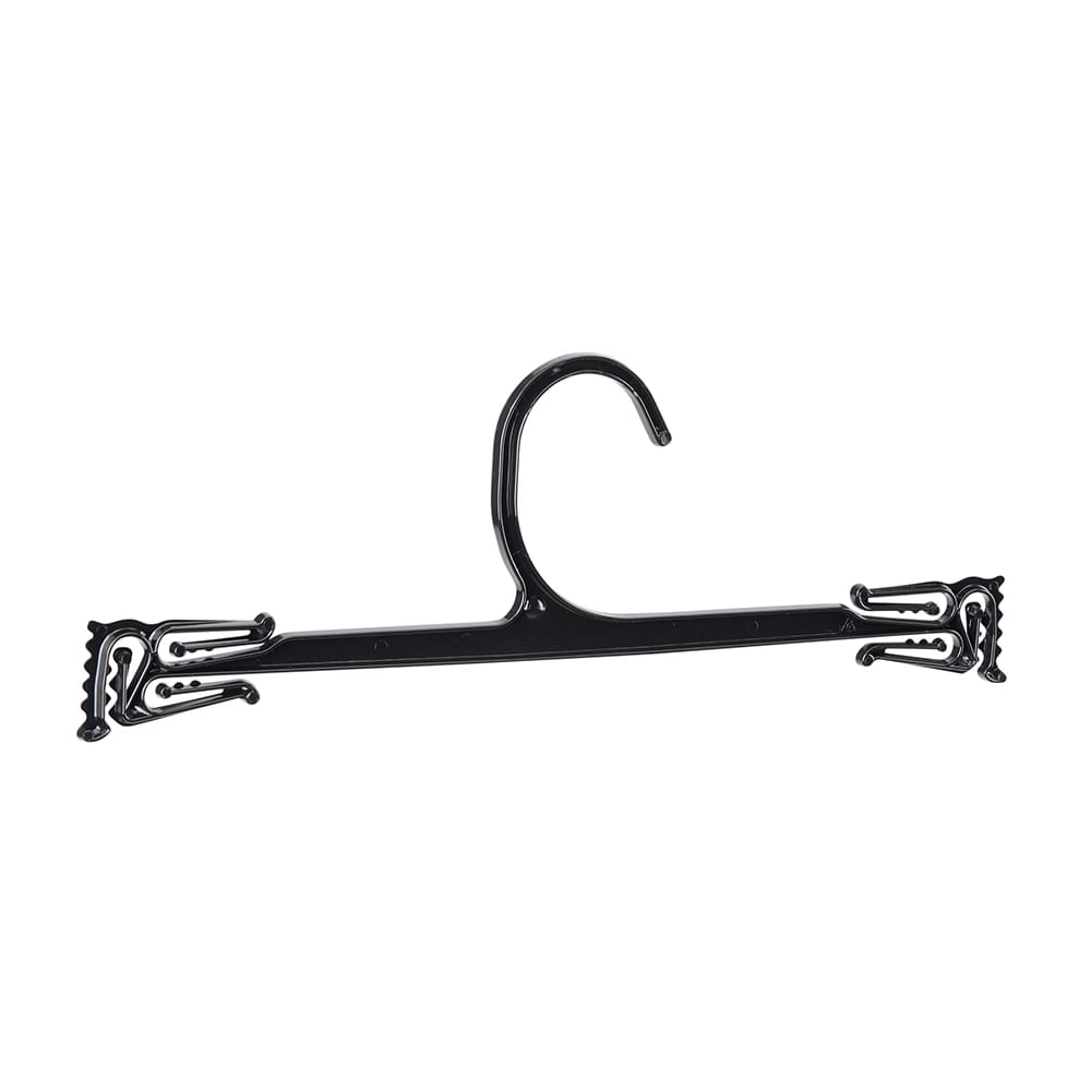 10" Lingerie/Swimwear Hanger, Black, 1000 Pack