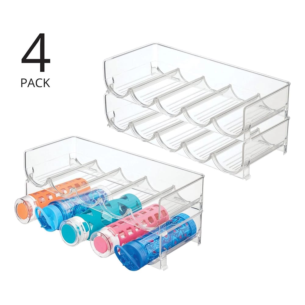 mDesign Free-Standing Wine Rack, 4 Pack