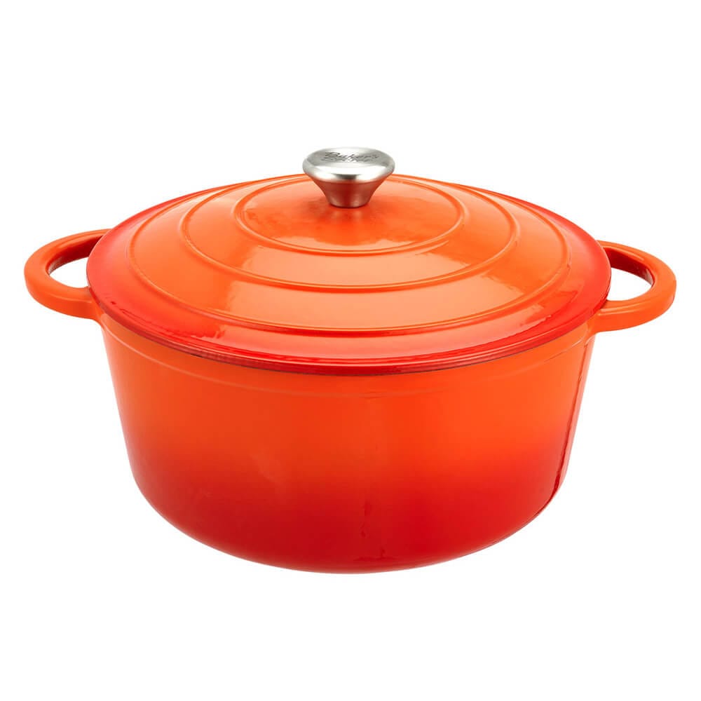 Baker's Secret 6.2 qt Round Enameled Cast Iron Dutch Oven