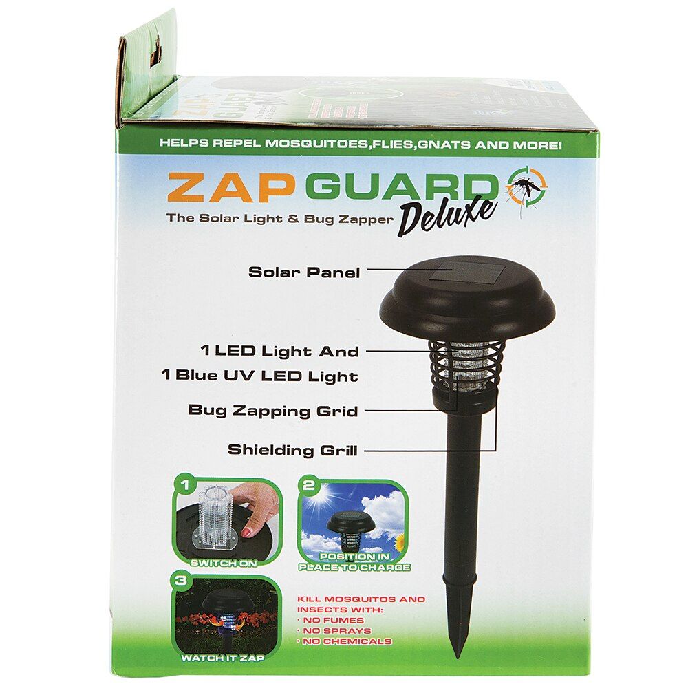Zap Guard Deluxe Solar Bug Zapper