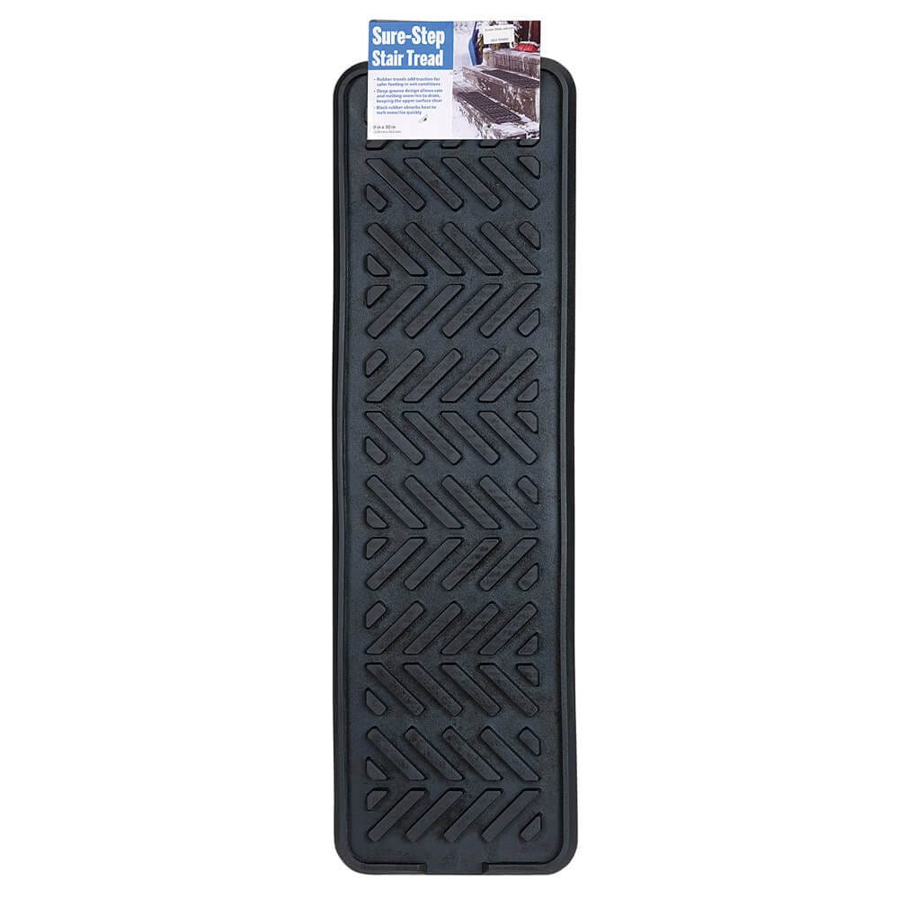 Sure-Step Rubber Stair Tread, 9" x 30"