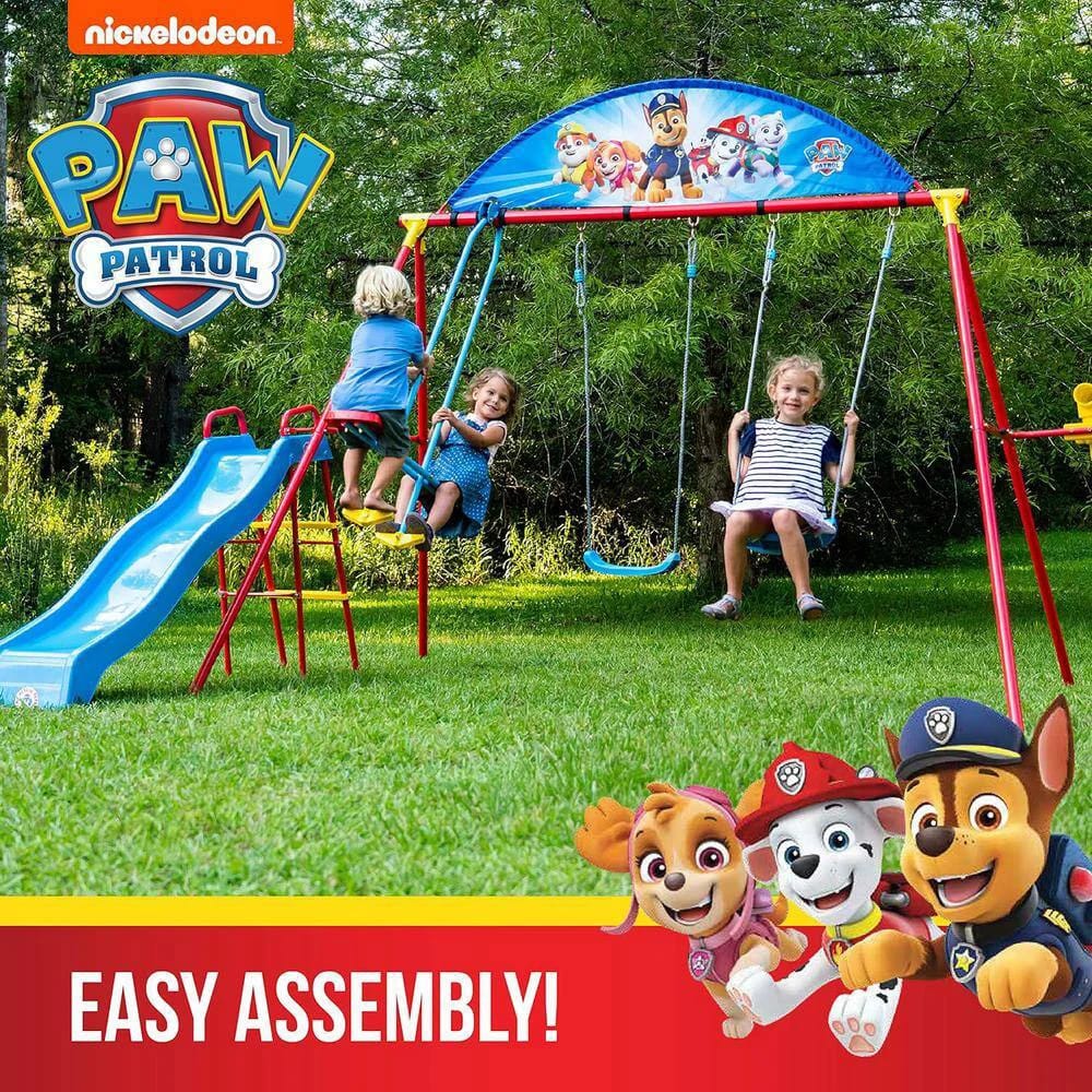 Swurfer Paw Patrol Swing Set with Glider