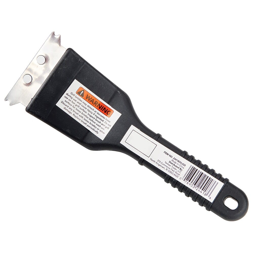 Roadhouse BBQ Grill Brush with Scraper, 8"