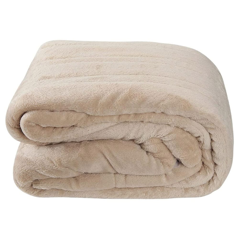 Westerly Electric Heated Throw Blanket, 50" x 60", Tan