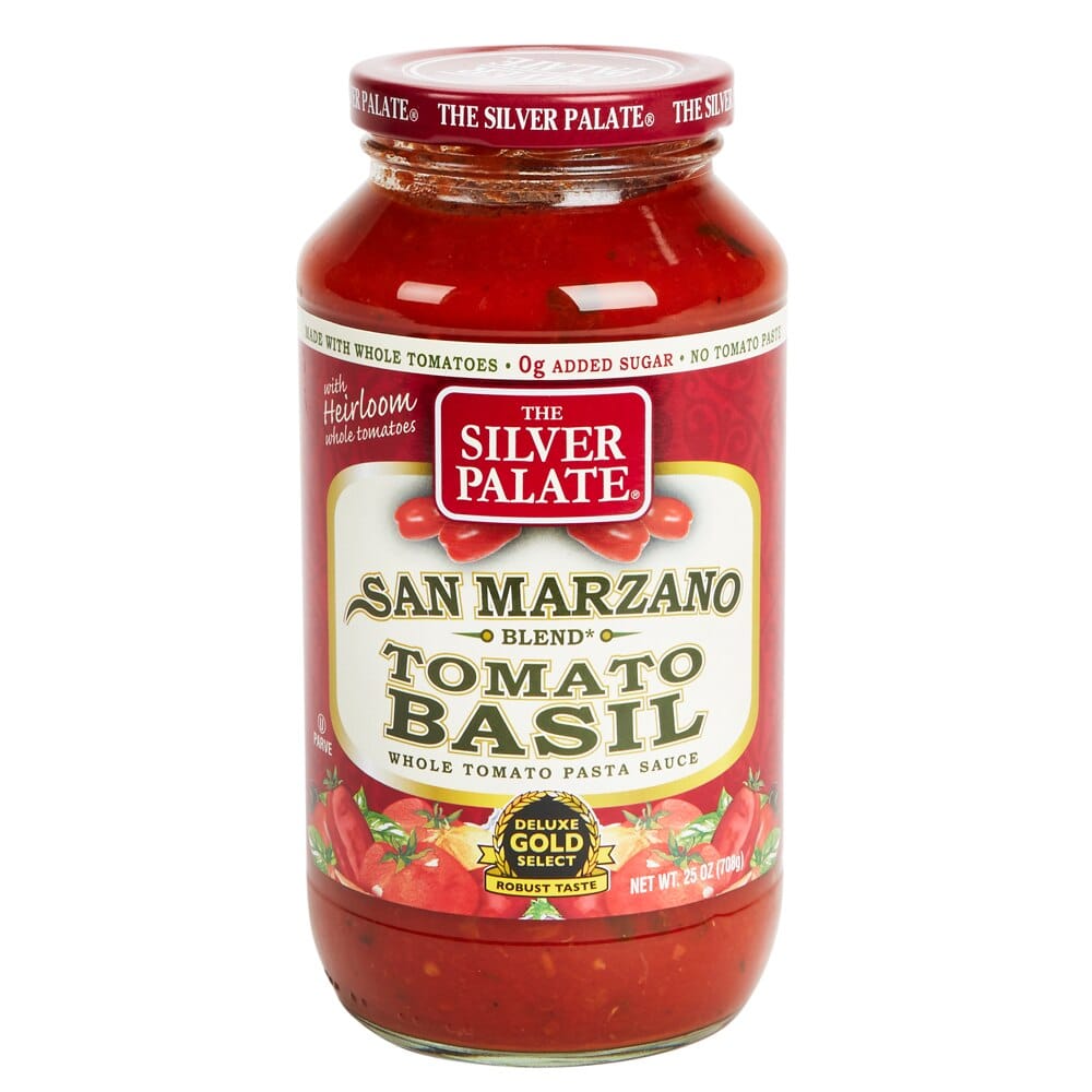 San Marzano Tomato Basil Whole Tomato Pasta Sauce, 25 oz
