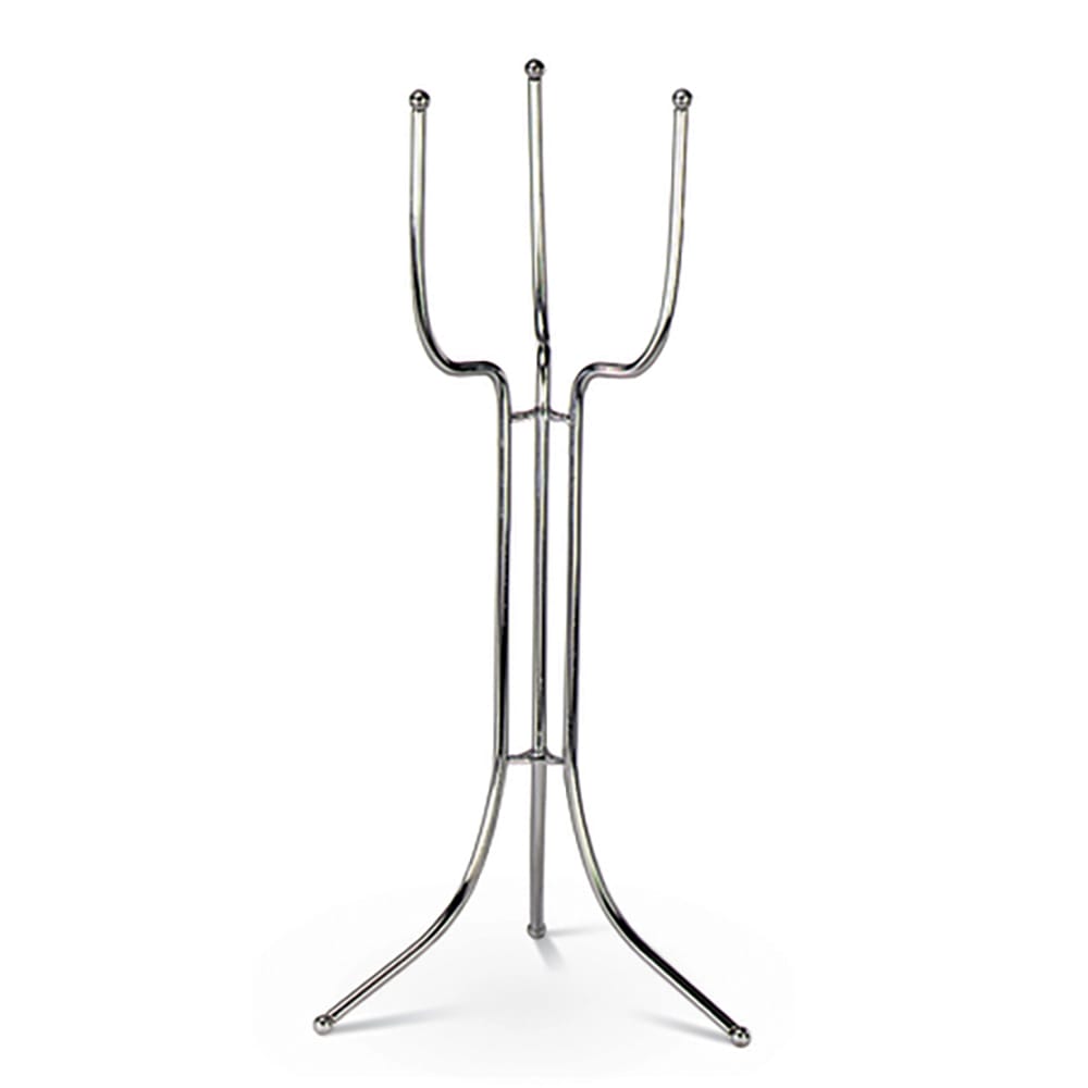 TableCraft 29.5" Folding Wine Bucket Stand, Chrome