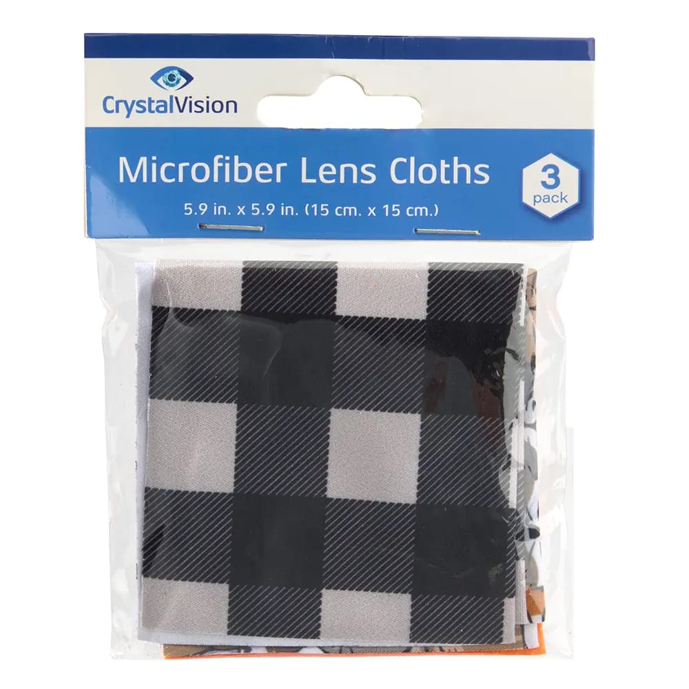 Microfiber Lens Cloth, 3pk.