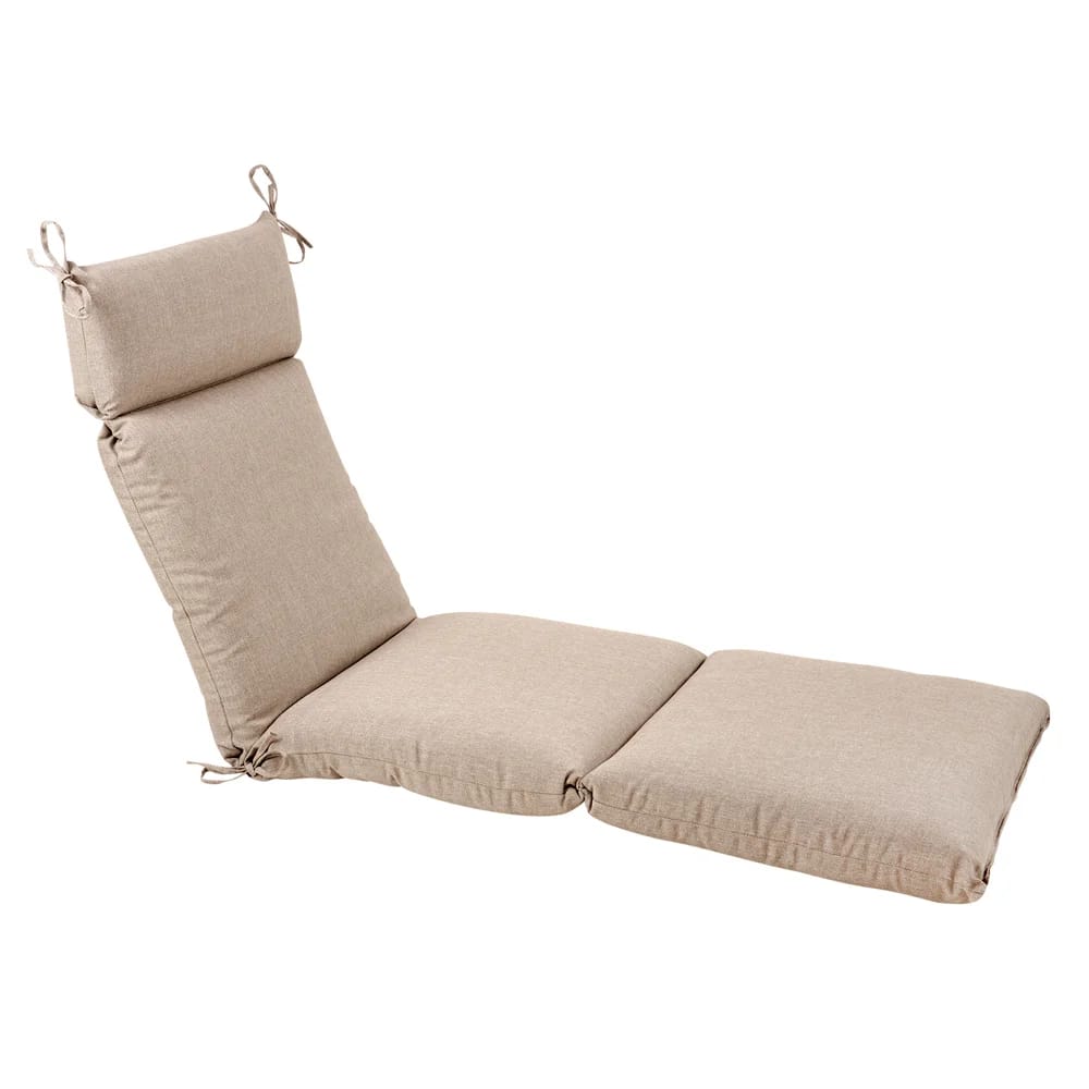 Outdoor Chaise Cushion, Taupe