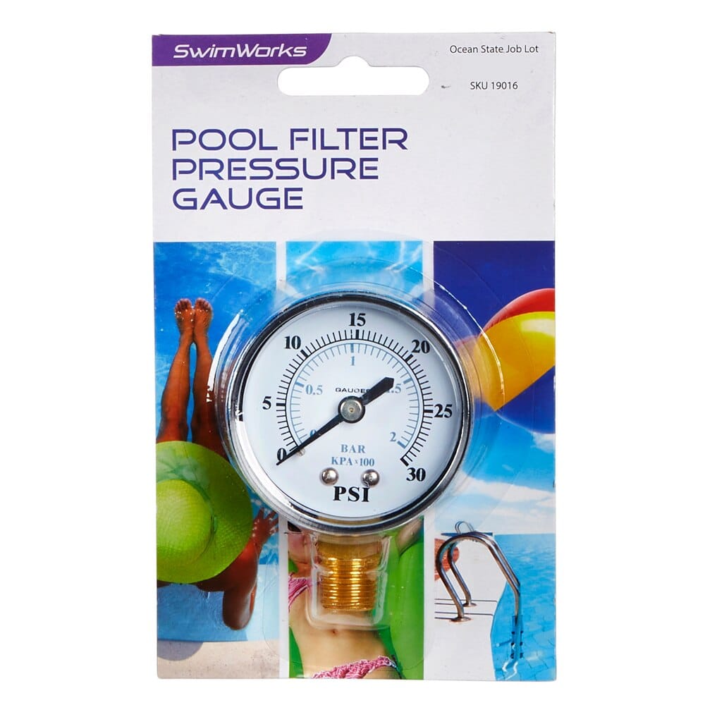 SwimWorks Pool Filter Pressure Gauge