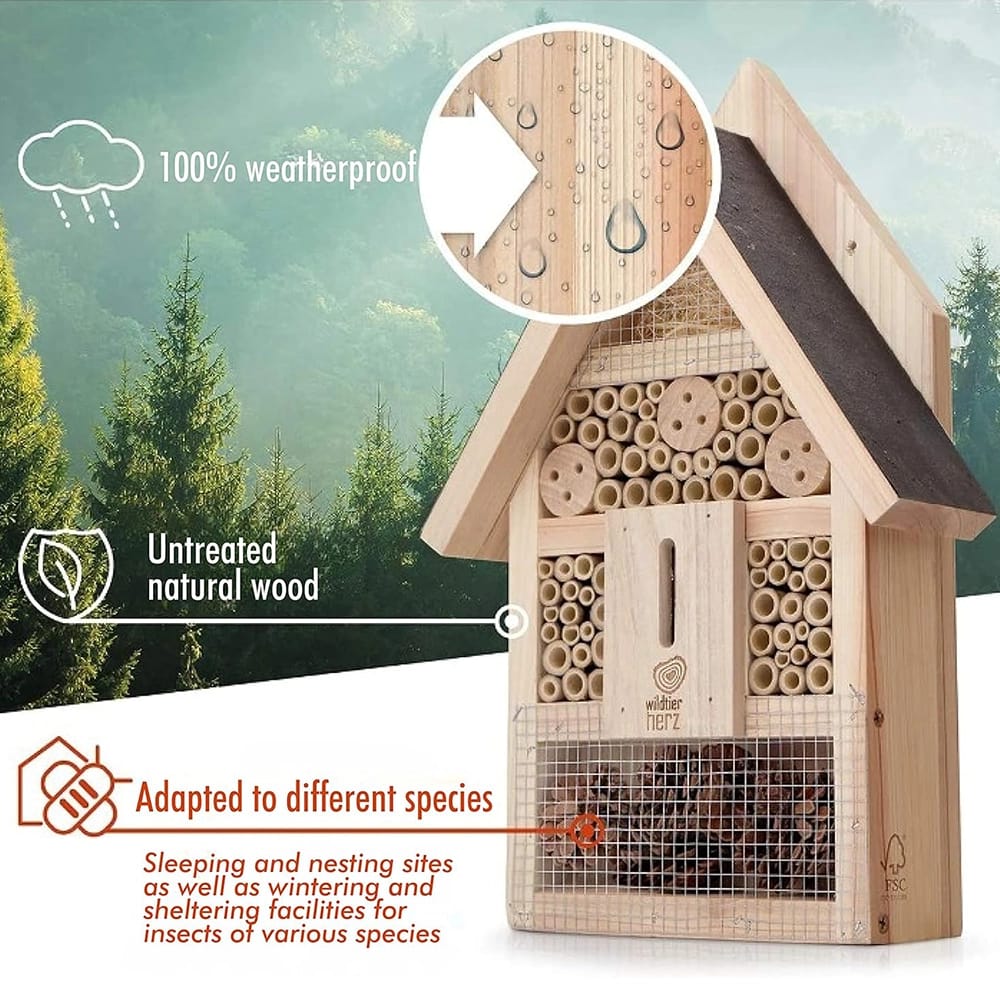 Wildtier Herz Insect Hotel