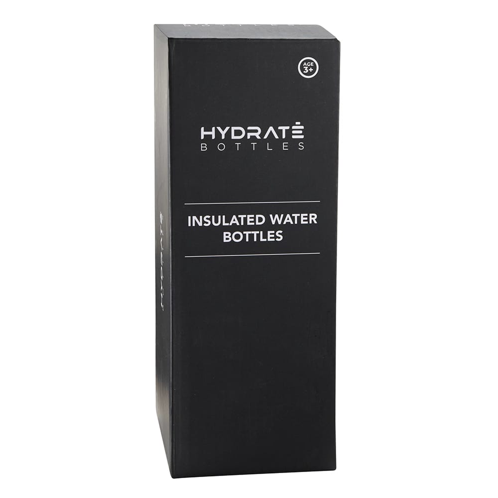 HYDRATE 17 oz Water Bottle, Navy