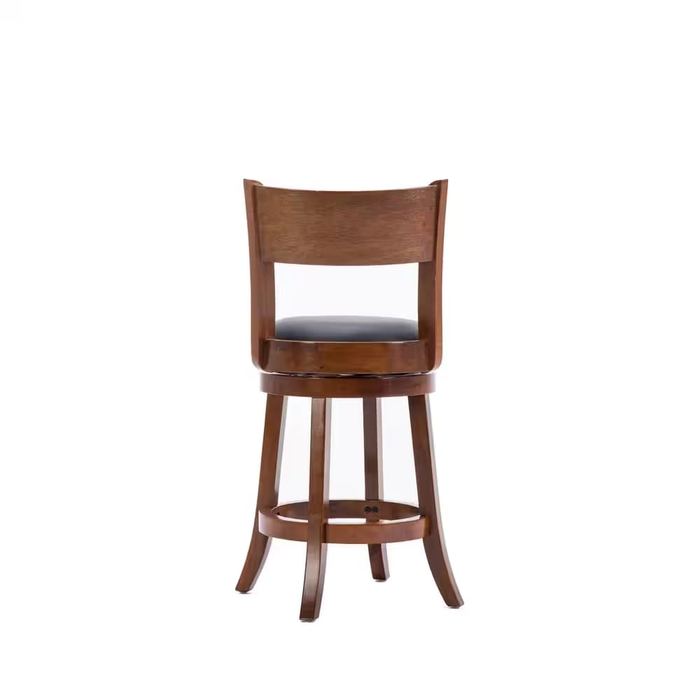 Boraam Industries 24" Counter Height Swivel Bar Stool, Walnut