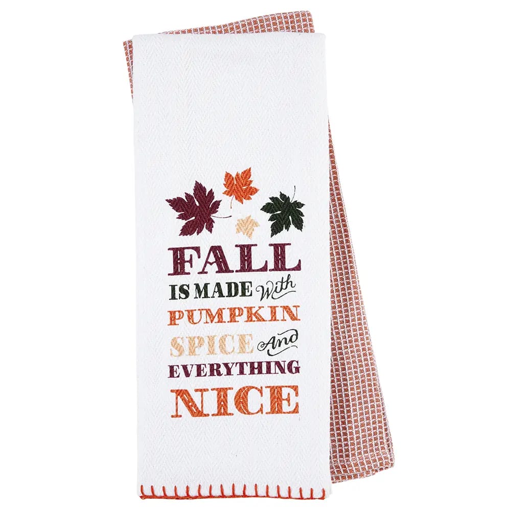 Autumn Cotton Kitchen Towels, Set of 2