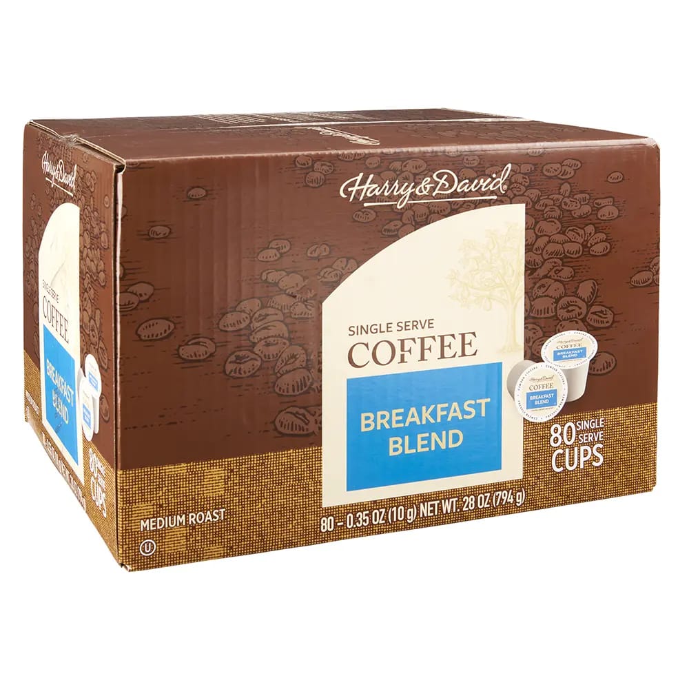 Harry & David Breakfast Blend Coffee Cups, 80 Count