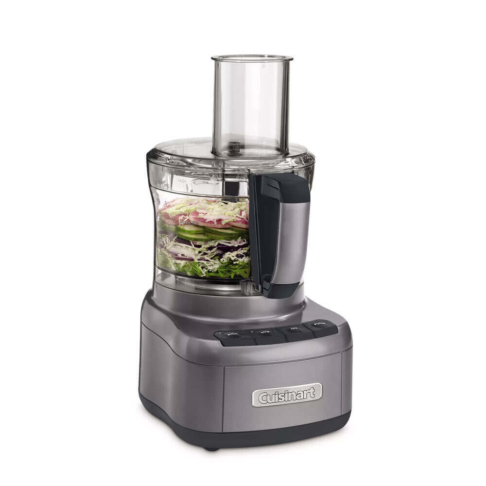 Cuisinart Elemental 8-Cup Food Processor, Gunmetal (Factory Refurbished)