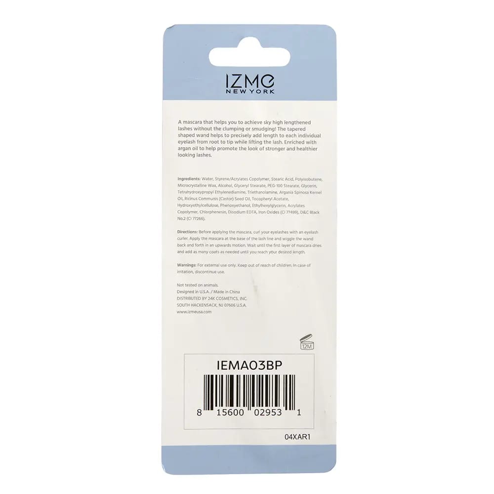 Izme Argan Oil Lengthening Mascara, 0.44 fl. oz.
