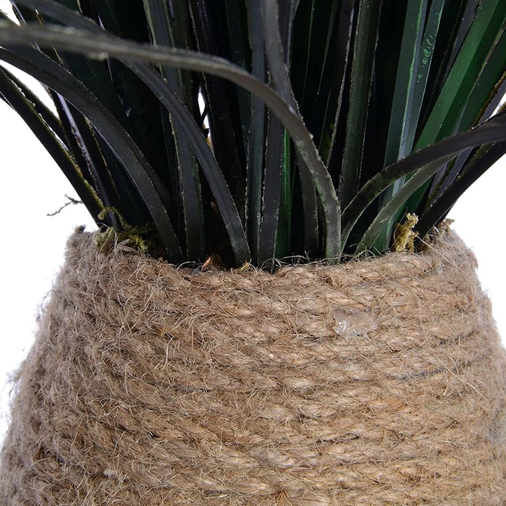 Vintage Home 29" Tall Grass with Twigs in Hemp Rope Container, 2 Count