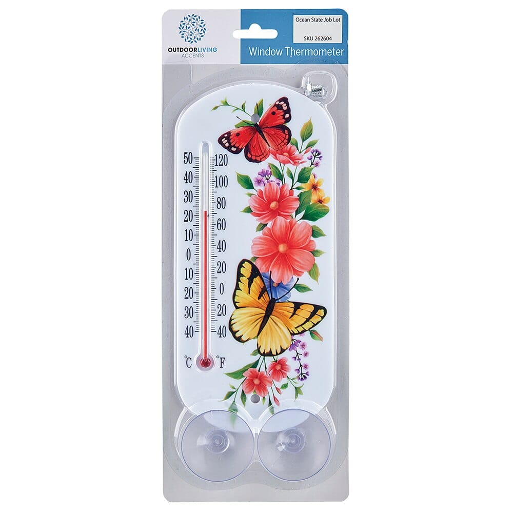 Outdoor Living Accents Window Thermometer