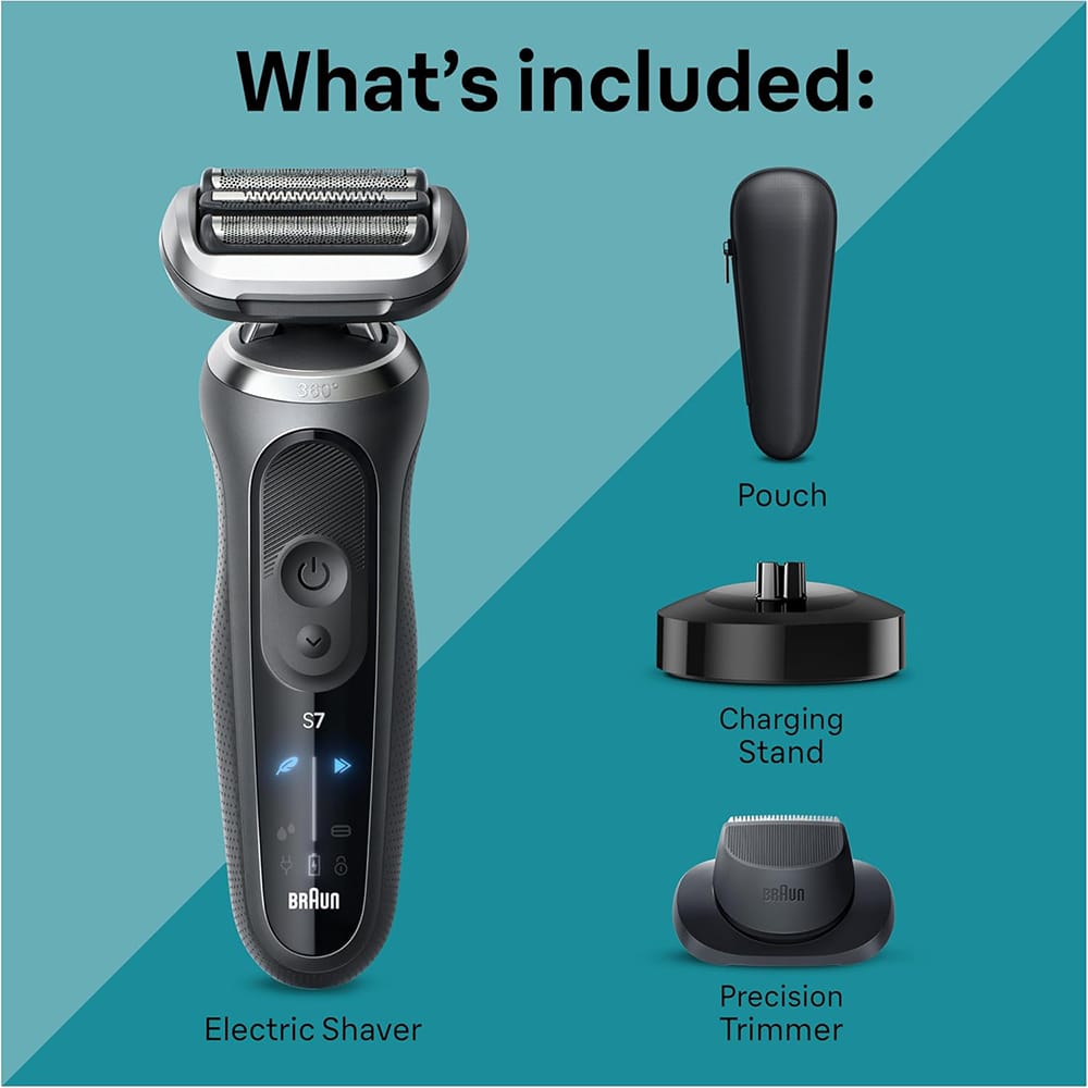 Braun Series 7 Electric Shaver, Space Gray