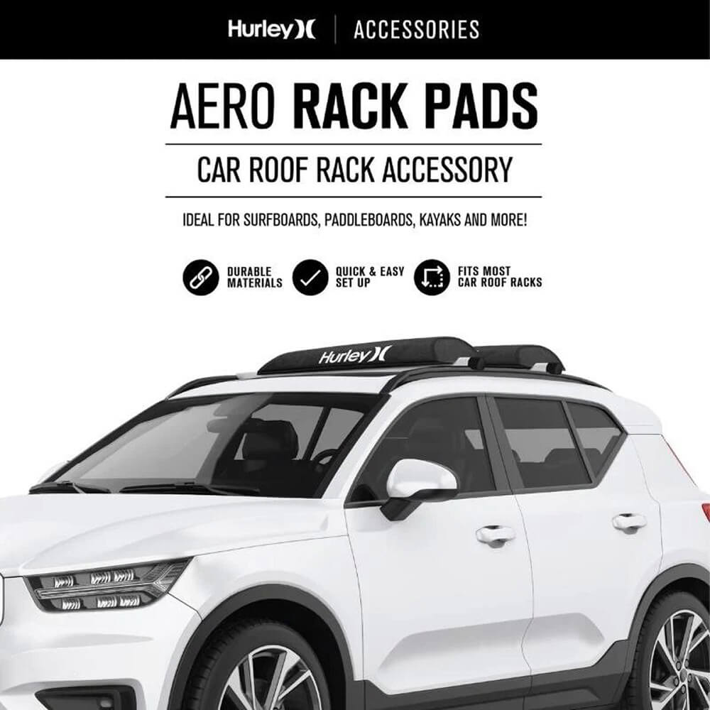 Hurley Car Roof Rack Aero Pads