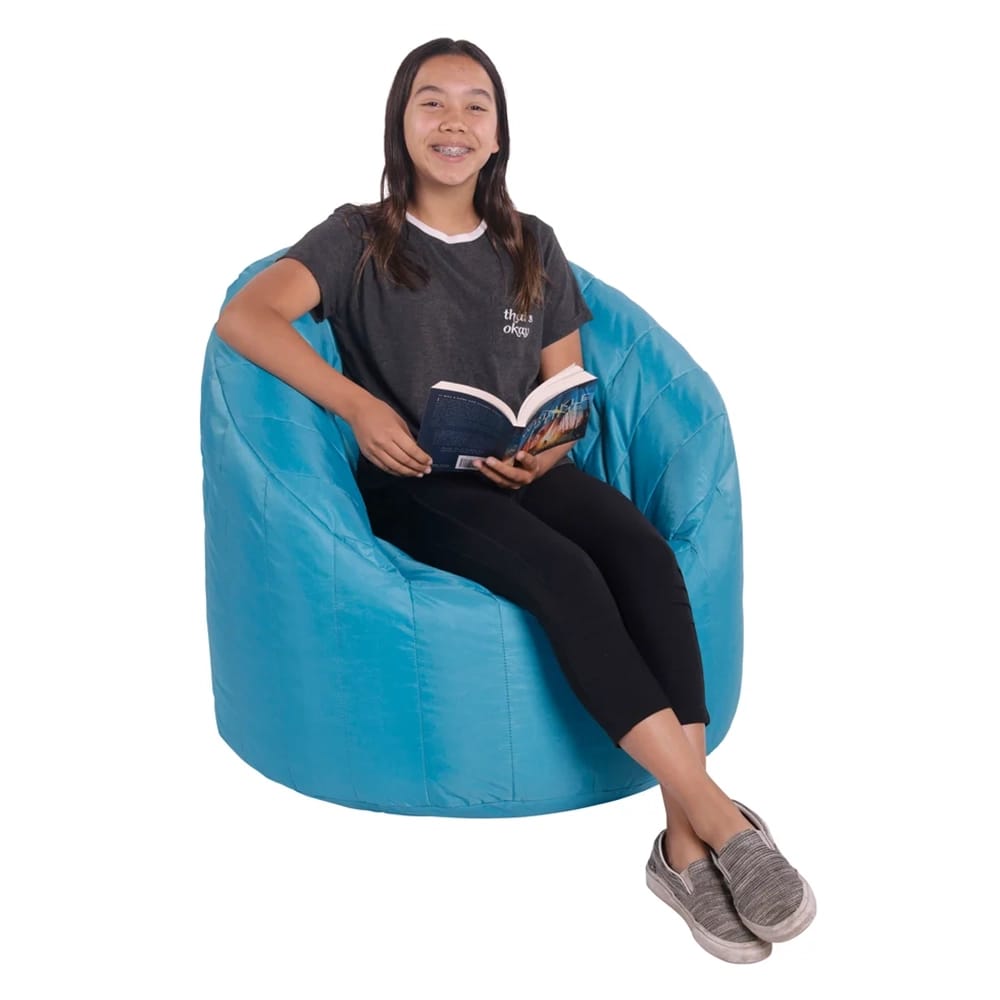 Cali Seashell Bean Bag Chair, Aqua